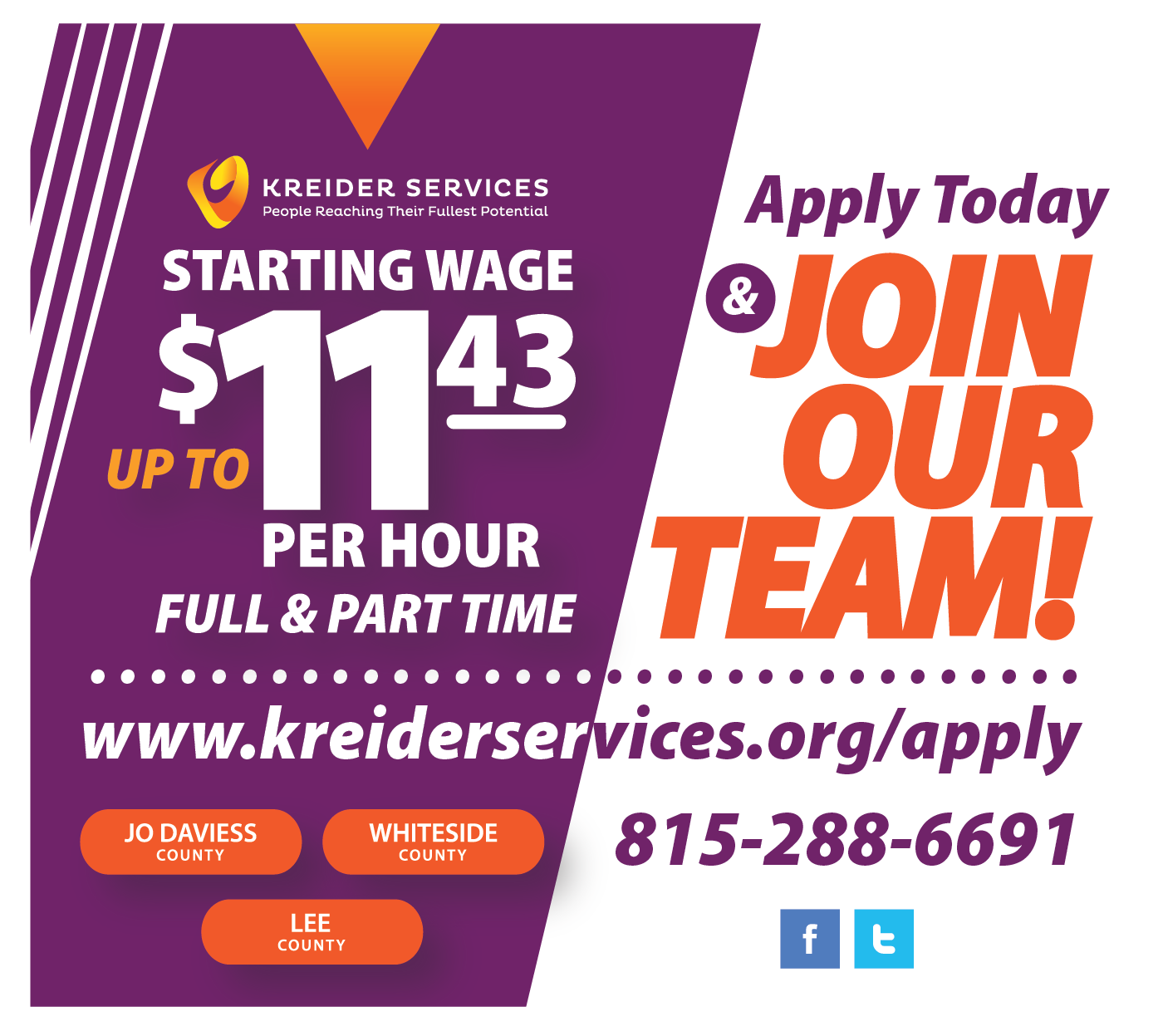Kreider Services People Reaching Their Fullest Potential